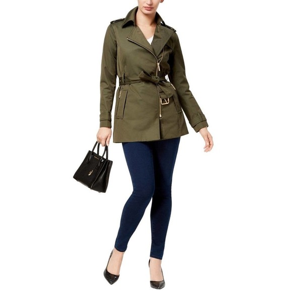 Michael Michael Kors Belted Trench Coat Size Small - Picture 1 of 7